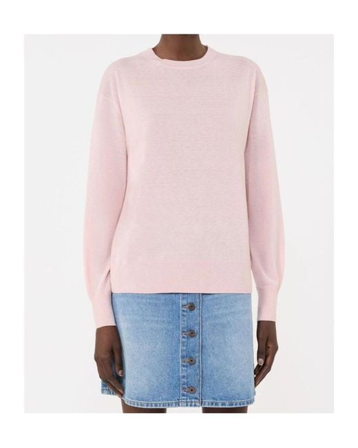 Weekend by Maxmara Pink Wkdvento Crew-Neck Sweater