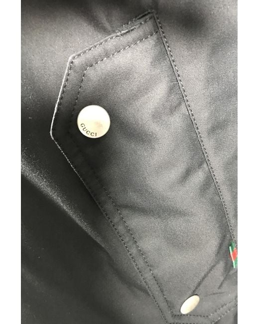 Gucci Black Long-Sleeved Casual Jacket for men