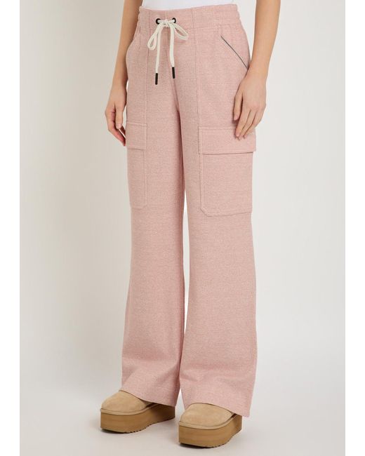 Moncler Pink Drawstring Waist Sweatpants