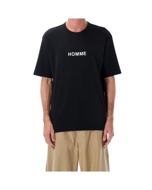 Comme des Garçons Black Comme Des Garçons Homme Crewneck T-Shirt for men