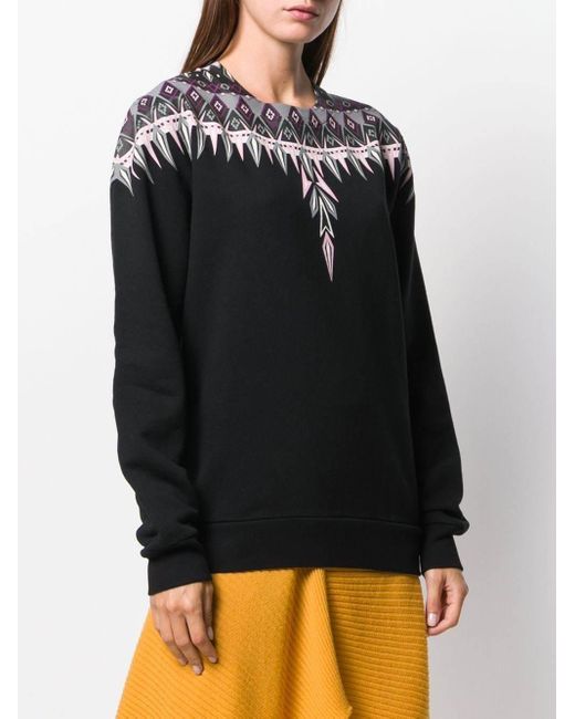 Marcelo Burlon Black Norwegian Wings Hoodie