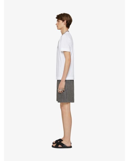 Givenchy White Slim Fit T-Shirt for men