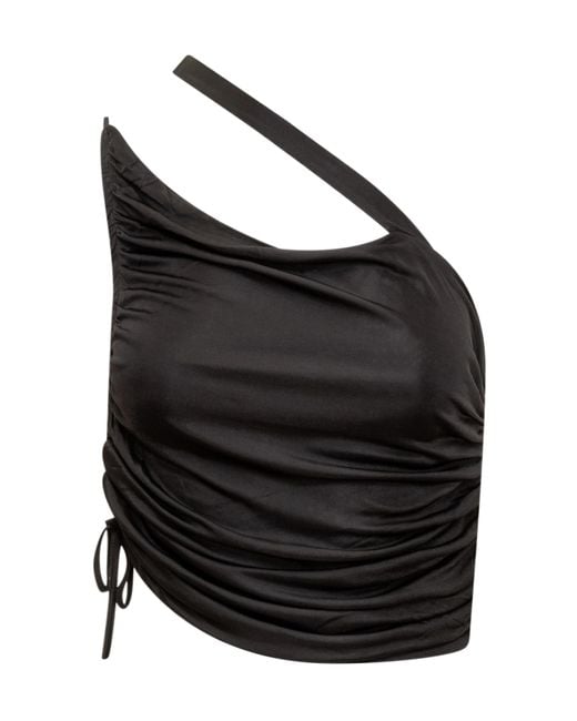 ANDREADAMO Black Sleeveless Blouse