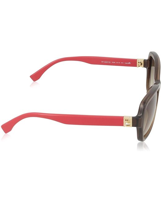 Fendi Metallic Logo Details Sunglasses