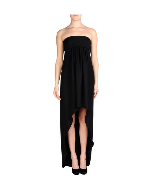 Saint Laurent Black Long Dresses