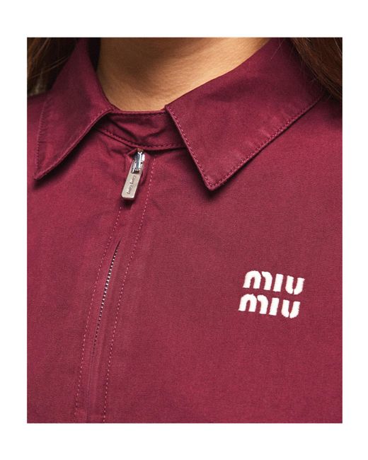 Miu Miu Collared Sleeveless Vest