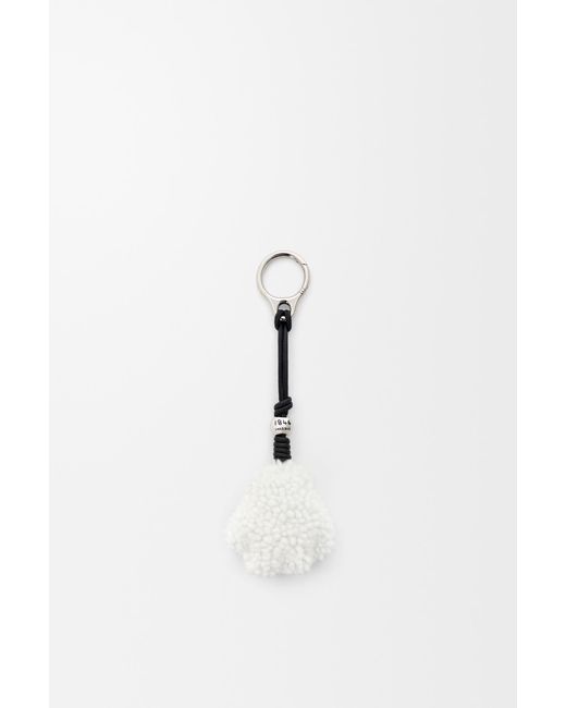 Loewe White Paw Print Pendant