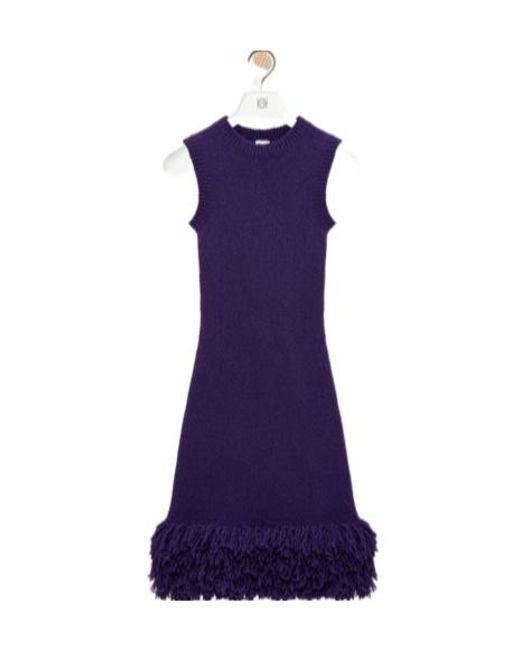 Loewe Purple Dress