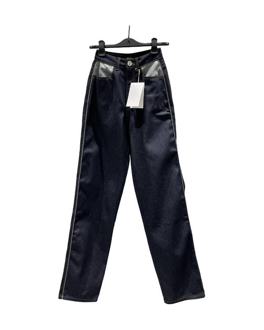 we11done Blue Straight Jeans