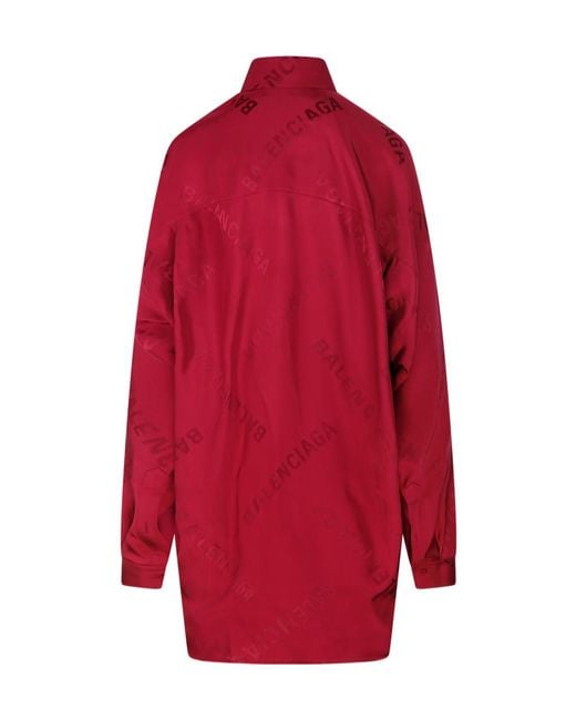 Balenciaga Collared Long-Sleeve Shirt