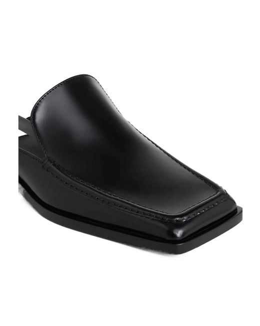 Alaïa Black Alaïa Square-Toe Mules