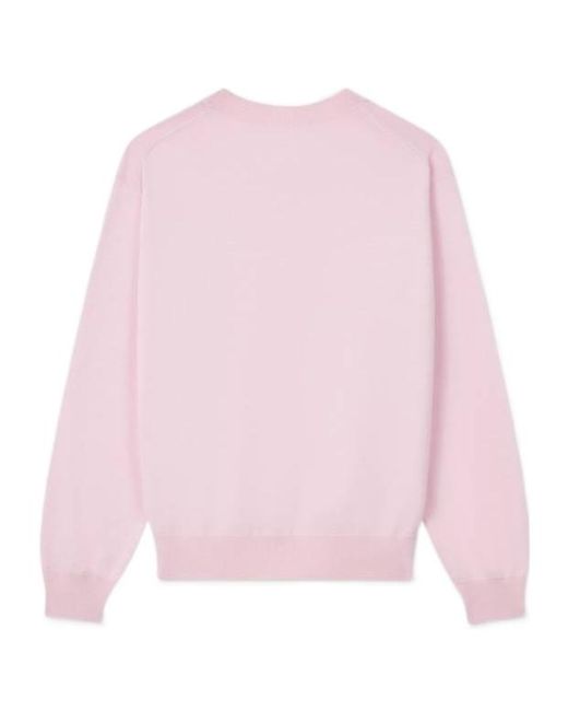 KENZO Pink 'Boke Flower' Embroidered Jumper