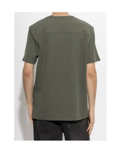 AllSaints Green Short-Sleeved T-Shirt for men