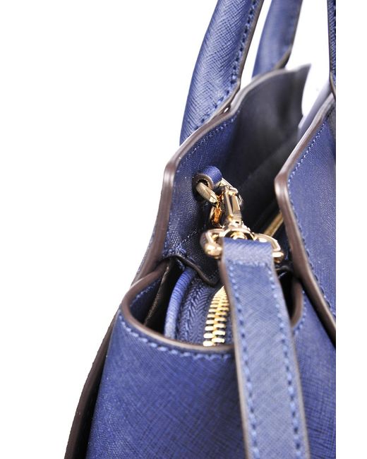Michael Kors Blue Logo Shoulder Bag