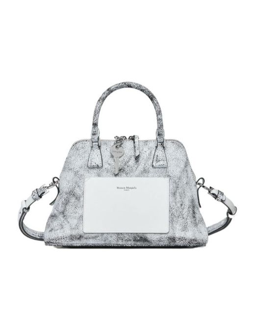Maison Margiela White Loved To Death Mini 5Ac Crossbody Bag
