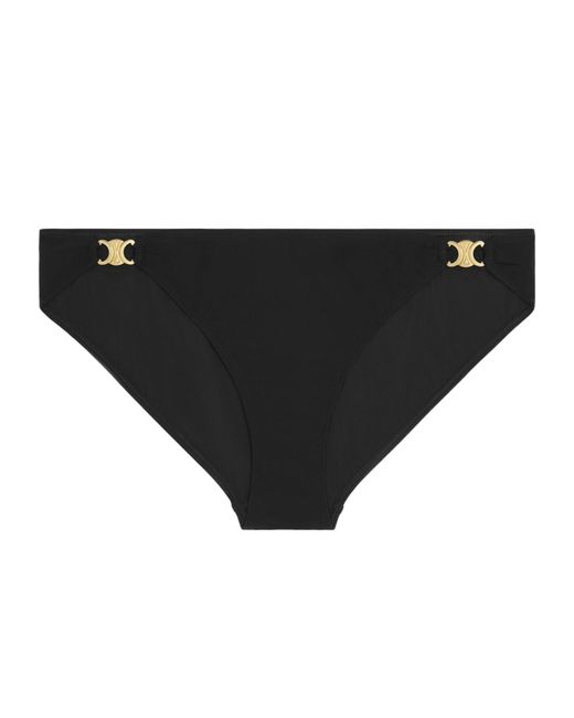 Céline Black Swimwear Bottom