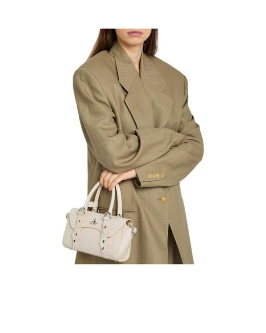 Vivienne Westwood Natural Leather Crossbody Bag