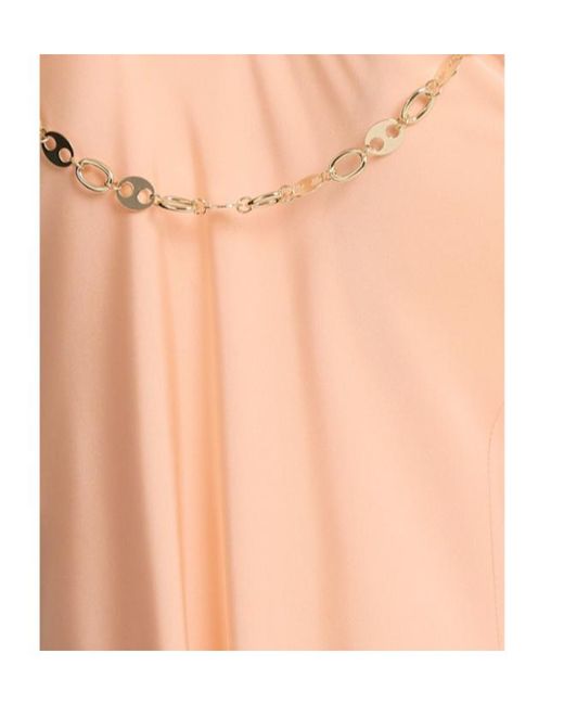 Rabanne Pink Double Satin Tank Top