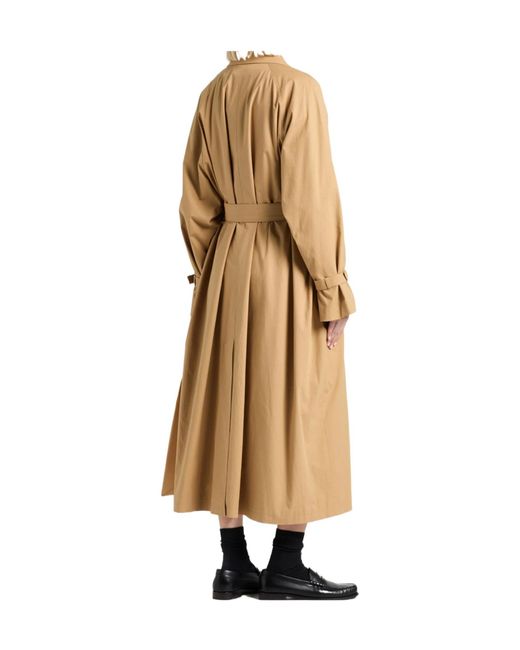 Max Mara Natural Plain Colour Full-Length Jackets
