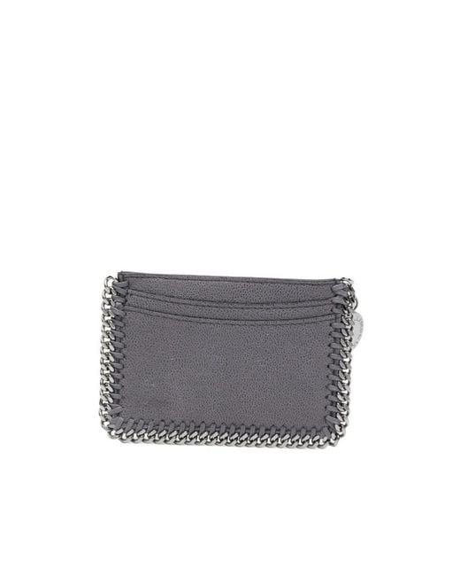 Stella McCartney Gray Falabella Zipped Cardholder