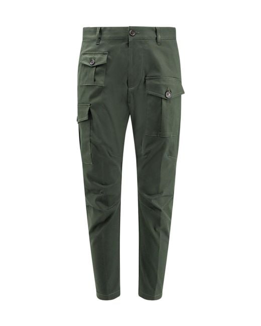 DSquared² Green Sexy Cargo Pants for men