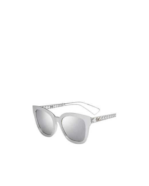 Dior White Logo Sunglasses