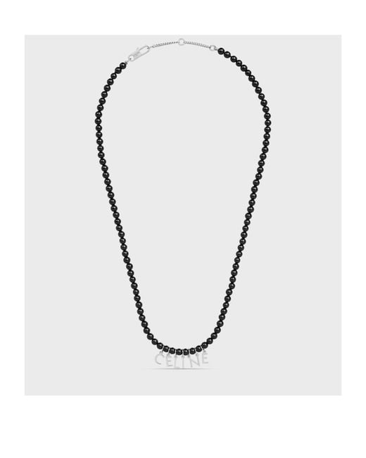 Céline Multicolor Monochroms Beads Necklace for men