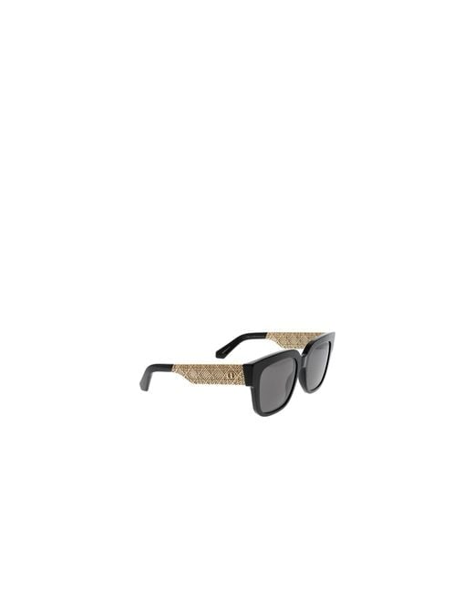 Dior White Eyewear Square Frame Sunglasses