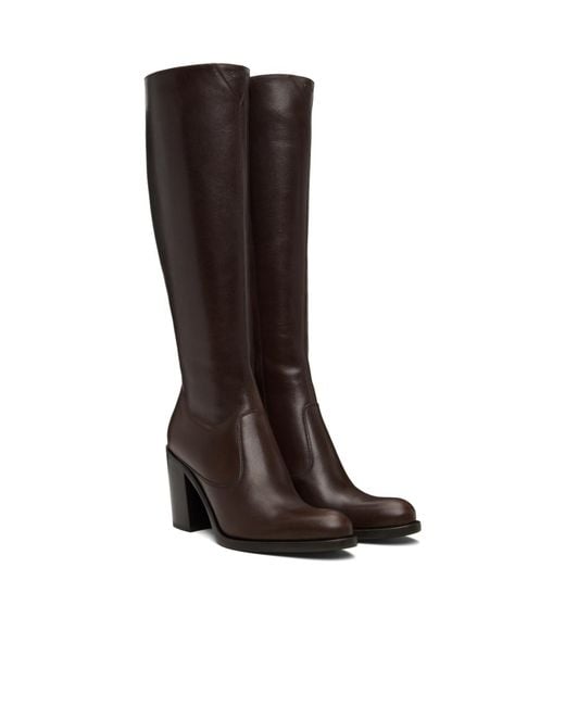 Chloé Brown Phoenix High-Heeled Boots