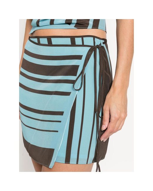 Sir Blue Patterned Skirt