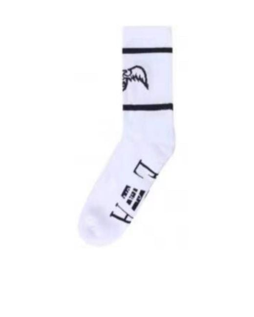 Emporio Armani White Logo Socks Two-Piece Set for men