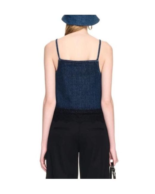 Off-White c/o Virgil Abloh Blue Top