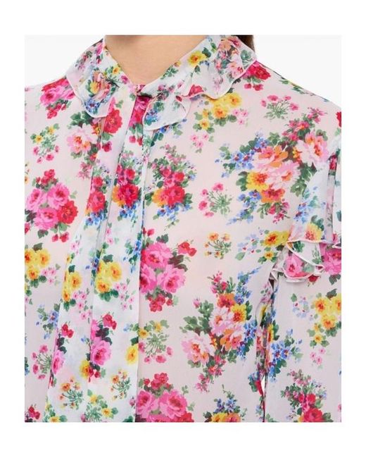 MSGM White Long Sleeve Shirt