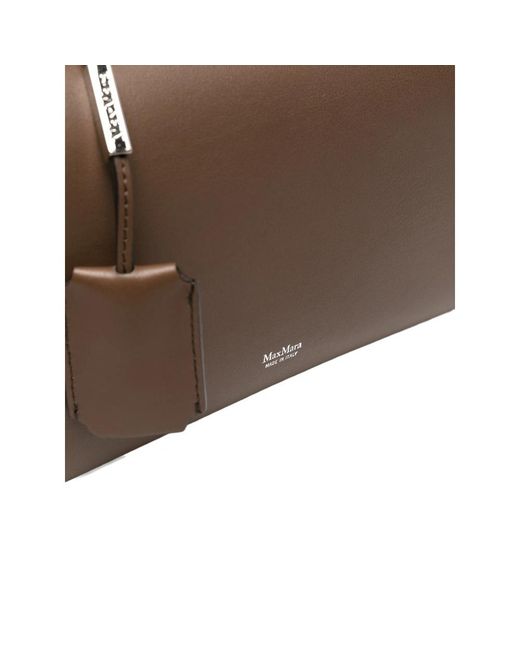 Max Mara Brown Logo Handbag