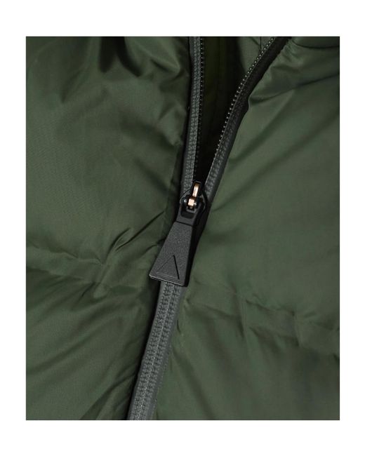 Aztech Mountain Green Snowbird Hooded Quilted Shell Down Gilet