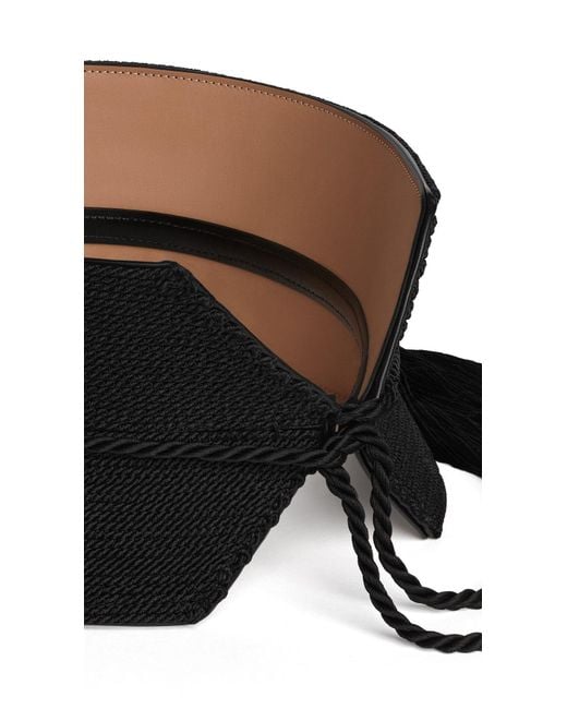Alaïa White Alaïa Bustier Corded Tassel Belt