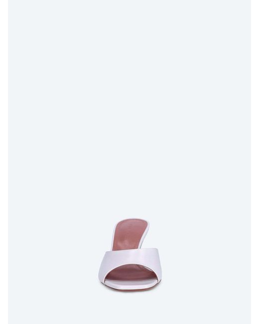 AMINA MUADDI White Lupita 70 High-Heeled Sandals