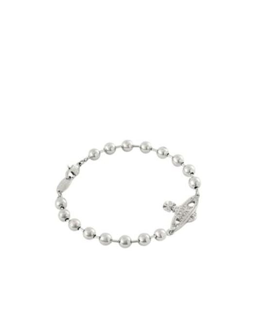 Vivienne Westwood Metallic Bijoux Orb Pendant Bracelet for men