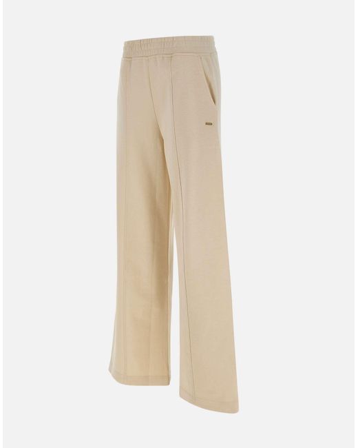 Woolrich Natural Super Soft Interlock Wide Leg Jogger Pants