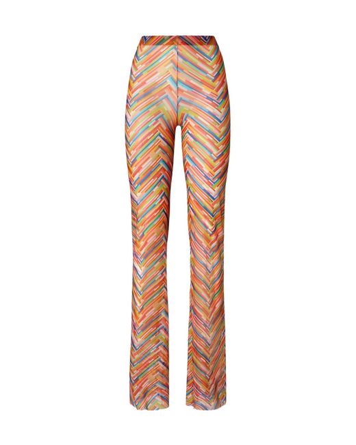 Missoni Orange Zigzag Trousers