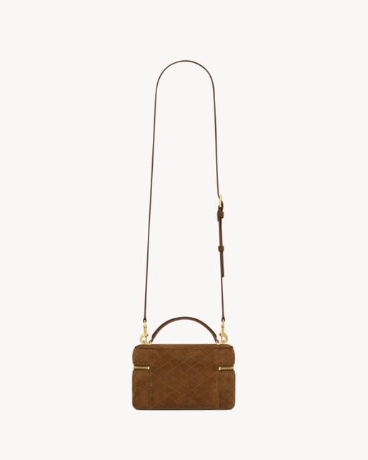 Saint Laurent Metallic Gaby Vanity Bag