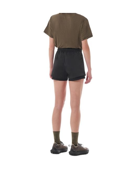 Satisfy Black Techsilk Layered Shorts