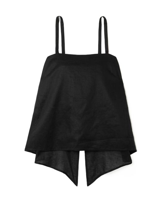 Posse Black Ginny Linen Tank
