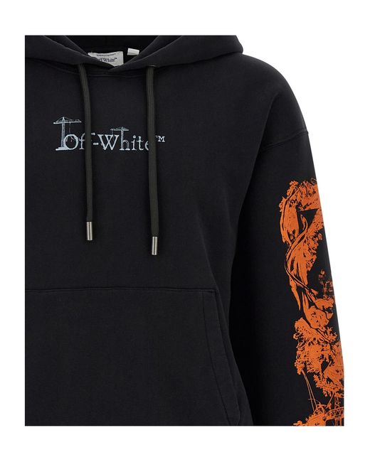 Off-White c/o Virgil Abloh Black 'City Nature' Hoodie for men