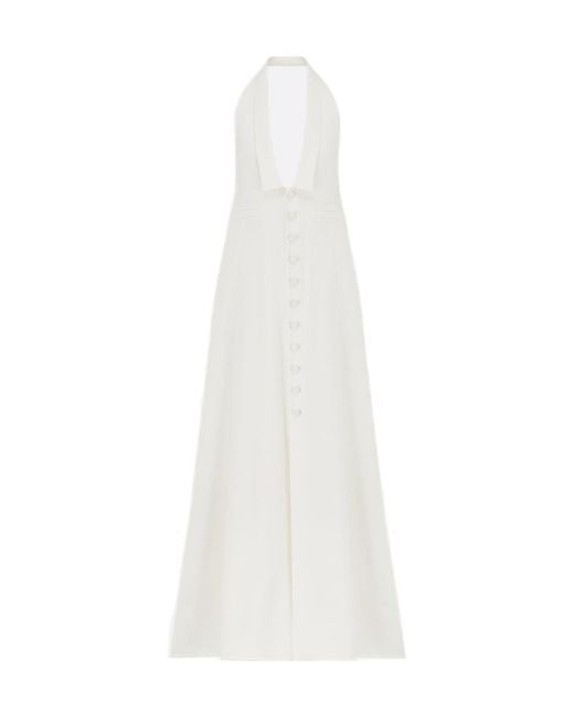 Dior White Long Dress