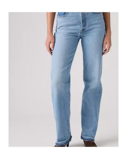 Levi's Blue Ribcage Full-Length Recrafted Jeans