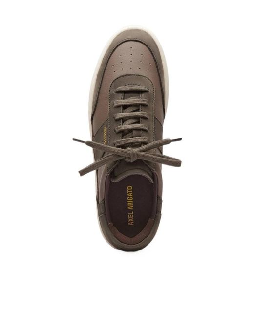 Axel Arigato Brown Round-Toe Low-Top Casual Shoes for men
