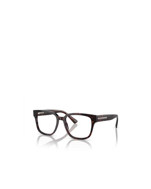 Prada White Eyewear Square Frame Glasses for men