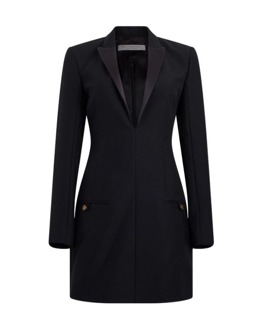Philosophy Di Lorenzo Serafini Black Blazer Mini Dress
