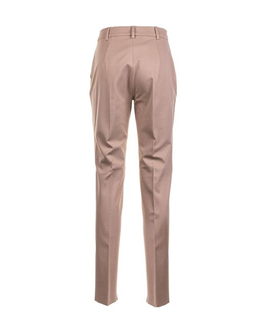 Max Mara Natural Studio High Rise Slim Fit Trousers